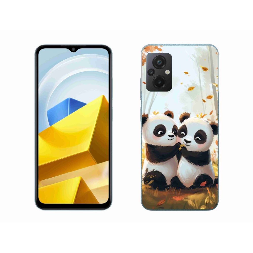 Gélový kryt mmCase na Xiaomi Poco M5 4G - pandy