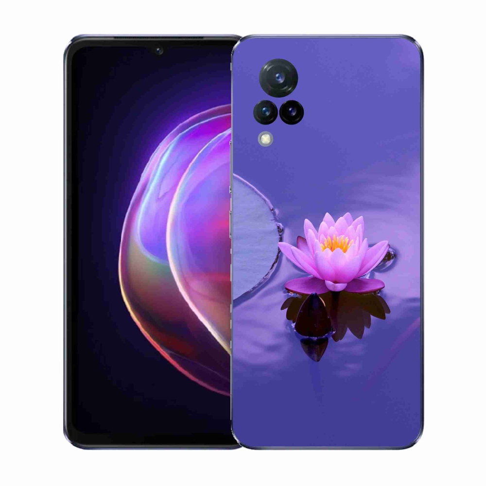 Gélový kryt mmCase na Vivo V21 4G/5G - kvet na hladine