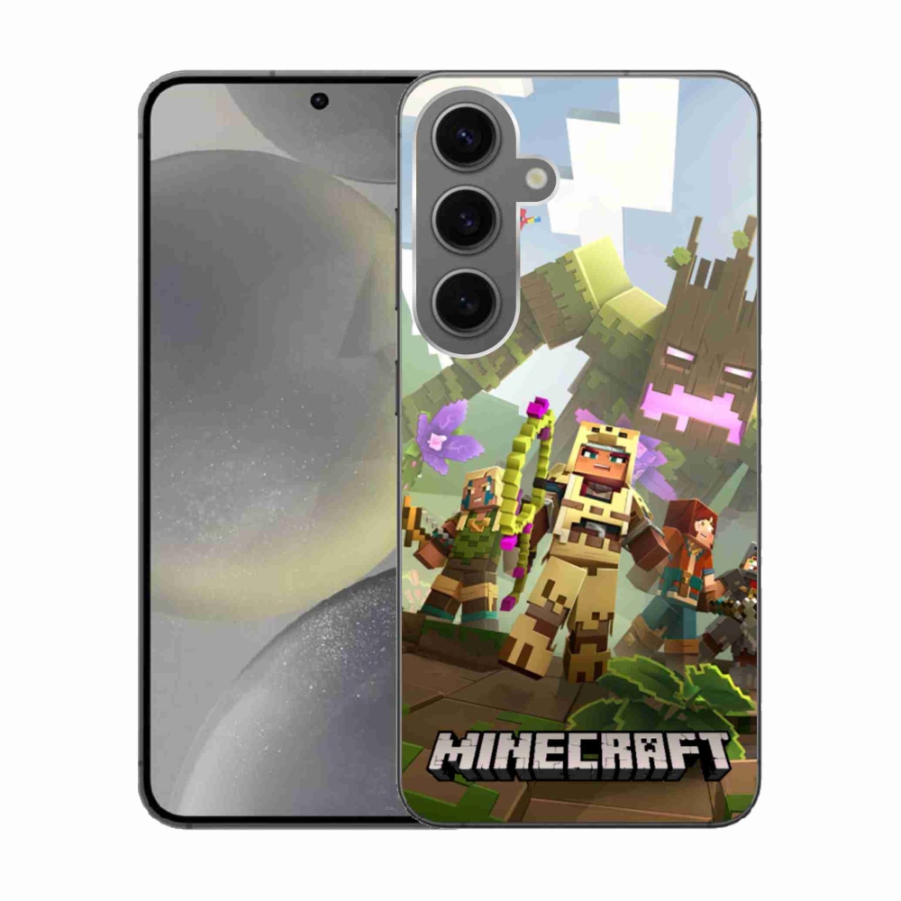 Gélový kryt mmCase na Samsung Galaxy S24 - minecraft 1