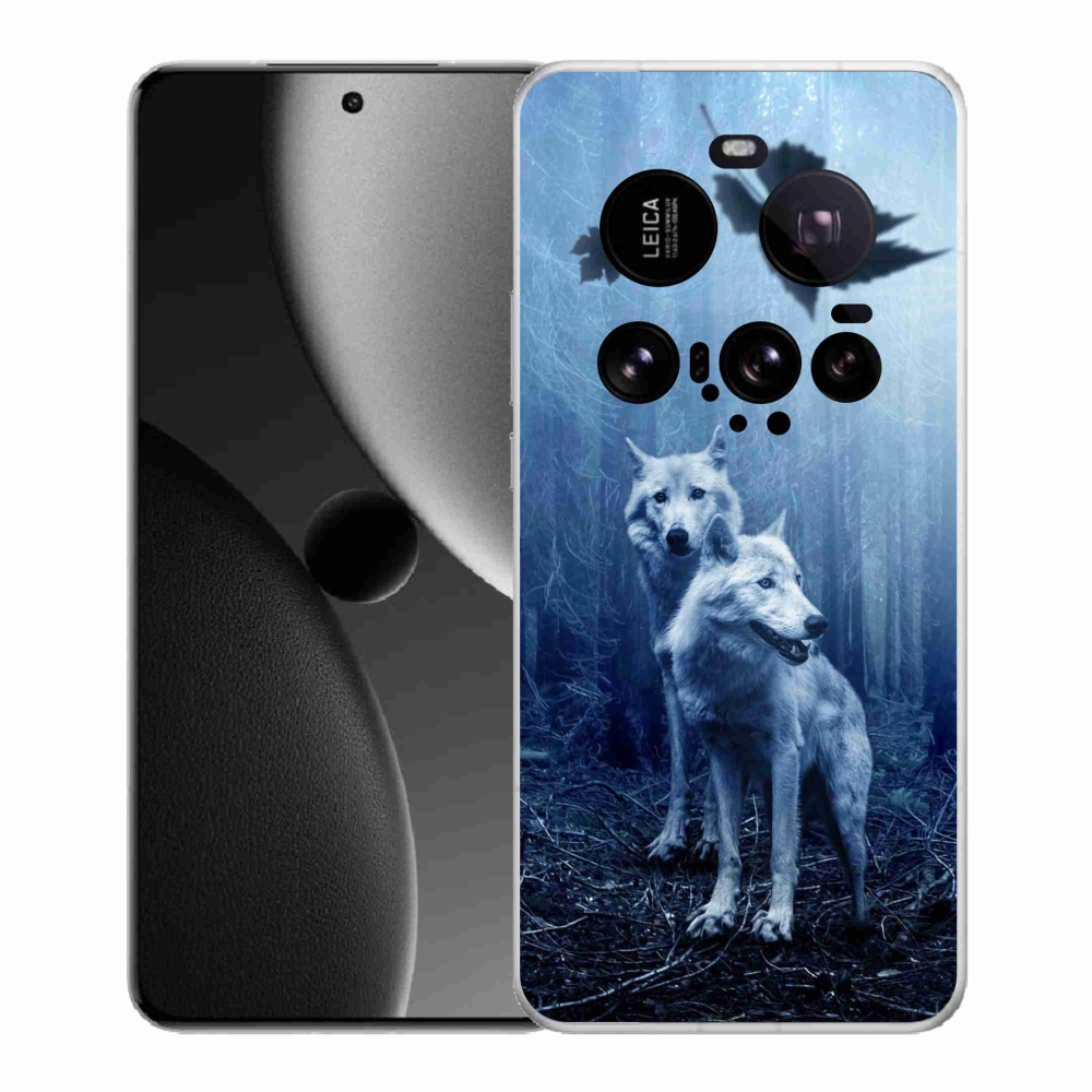 Gélový kryt mmCase na Xiaomi 15 Ultra - vlci v lese
