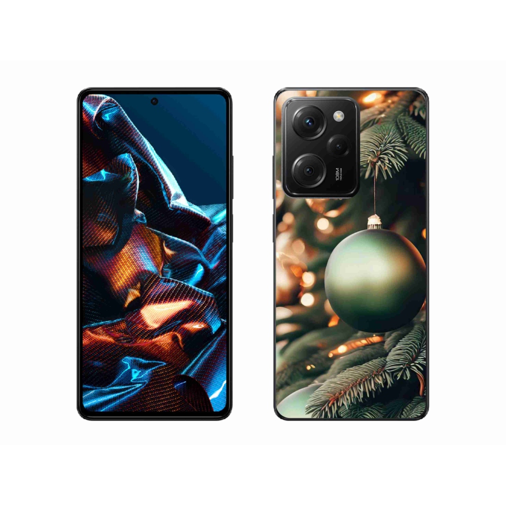 Gélový kryt mmCase na Xiaomi Poco X5 Pro 5G - vianočné ozdoby 1
