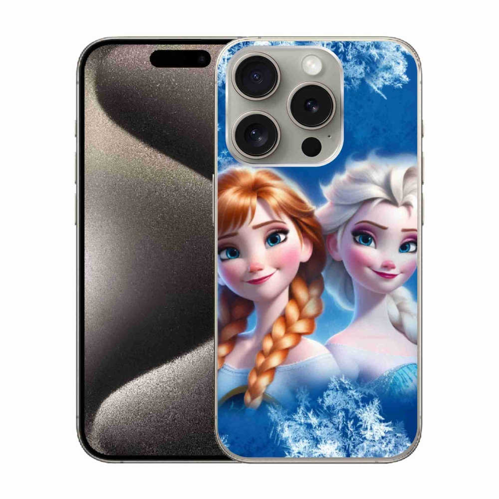 Gélový kryt mmCase na iPhone 15 Pro - ľadové kráľovstvo 2