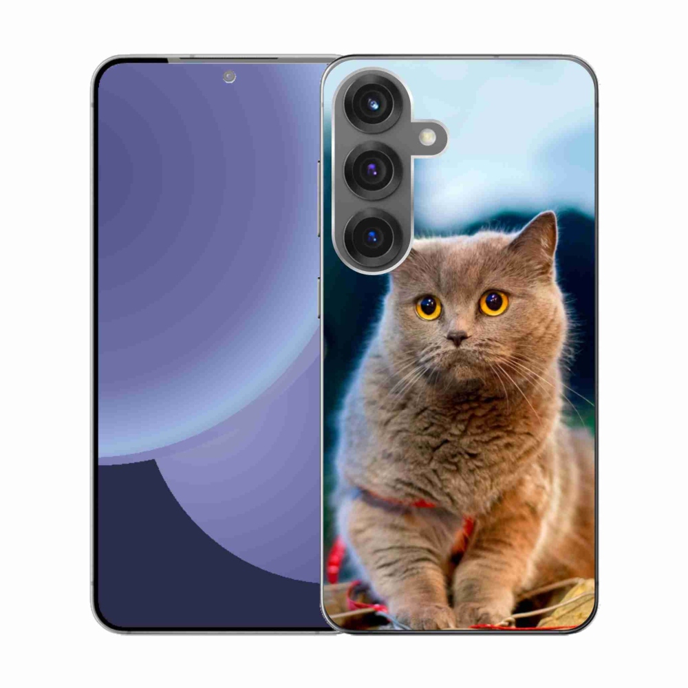 Gélový kryt mmCase na Samsung Galaxy S25 - britská modrá 2