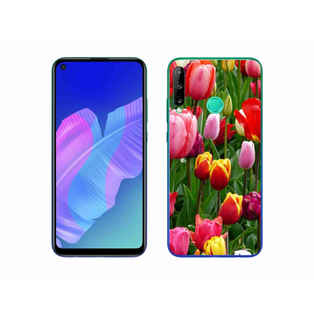 Gelový kryt mmCase na Huawei P40 Lite E - tulipány