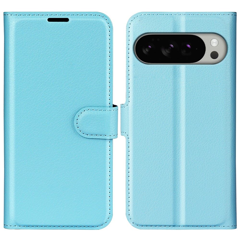 Litchi knižkové puzdro na Google Pixel 10 Pro XL - modré