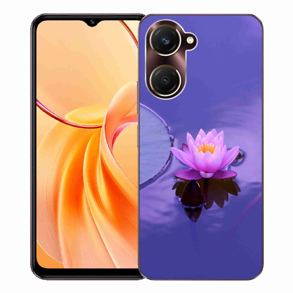 Gélový kryt mmCase na Vivo Y28s 5G - kvet na hladine