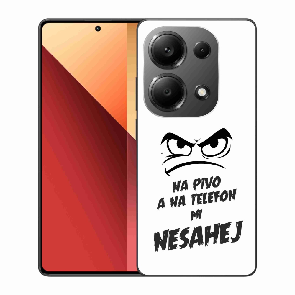 Gélový kryt mmCase na Xiaomi Redmi Note 13 Pro 4G/Poco M6 Pro - pivný motív 2 biele pozadie