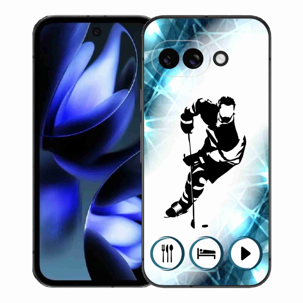 Gélový kryt mmCase na Google Pixel 9a - hokej 1
