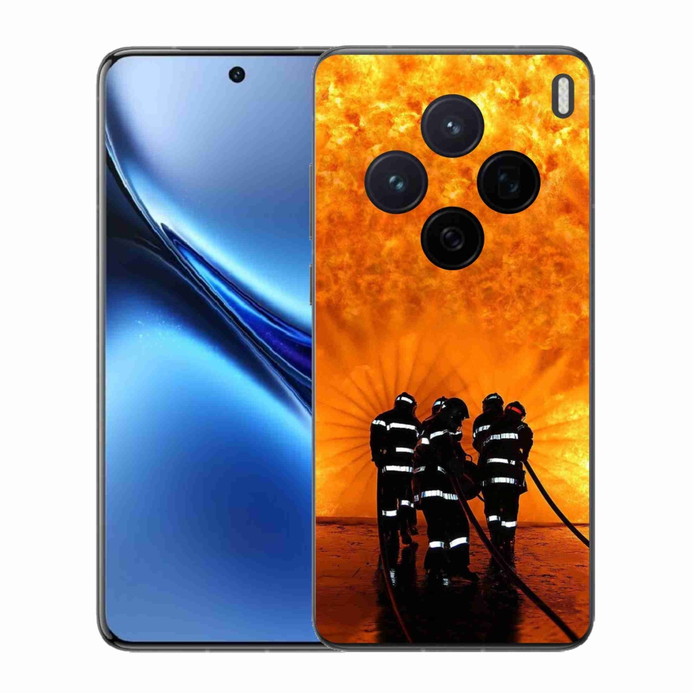 Gélový kryt mmCase na Vivo X200 5G - požiar