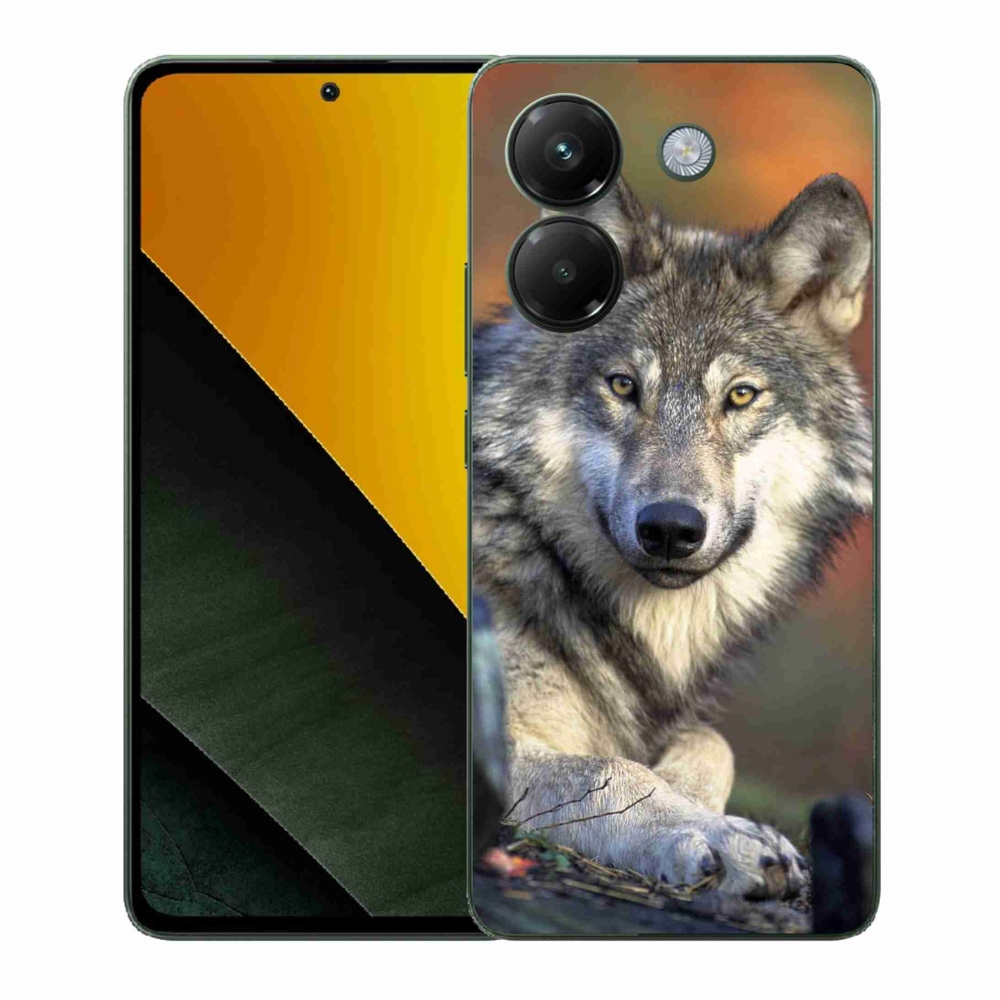 Gélový kryt mmCase na Xiaomi Poco M7 Pro 5G - vlk