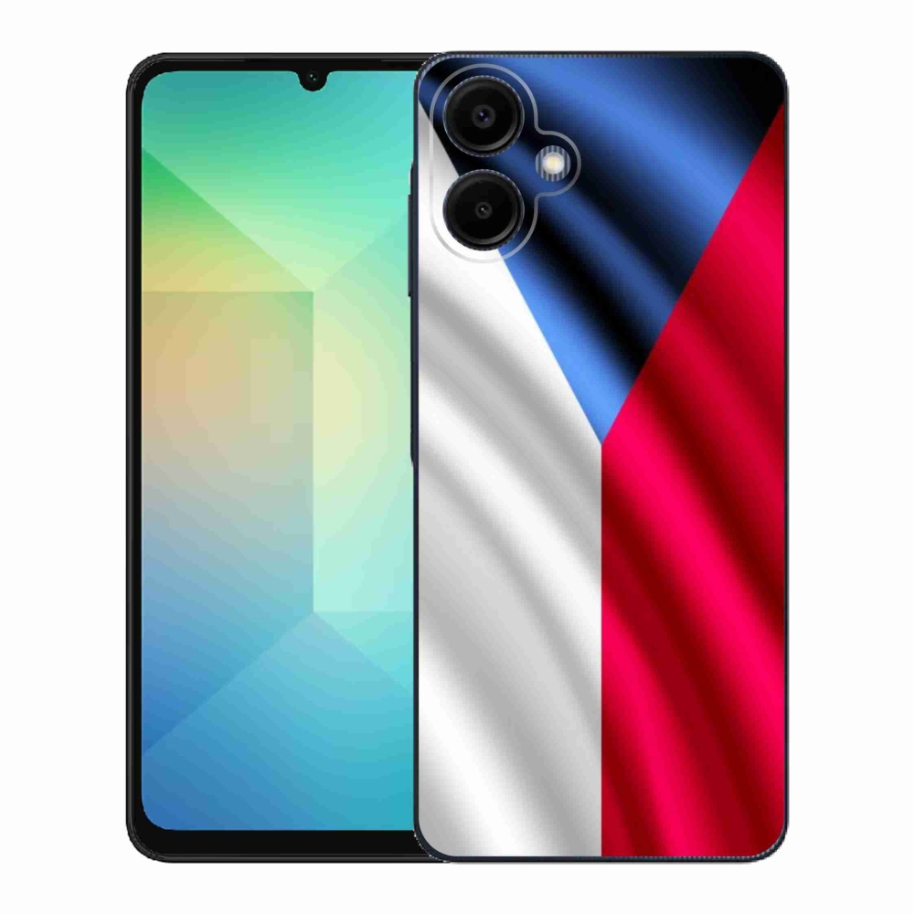 Gélový kryt mmCase na Samsung Galaxy A06 4G - česká vlajka