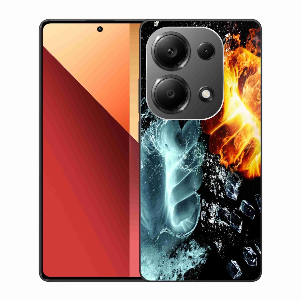 Gélový kryt mmCase na Xiaomi Redmi Note 13 Pro 4G/Poco M6 Pro - voda a oheň