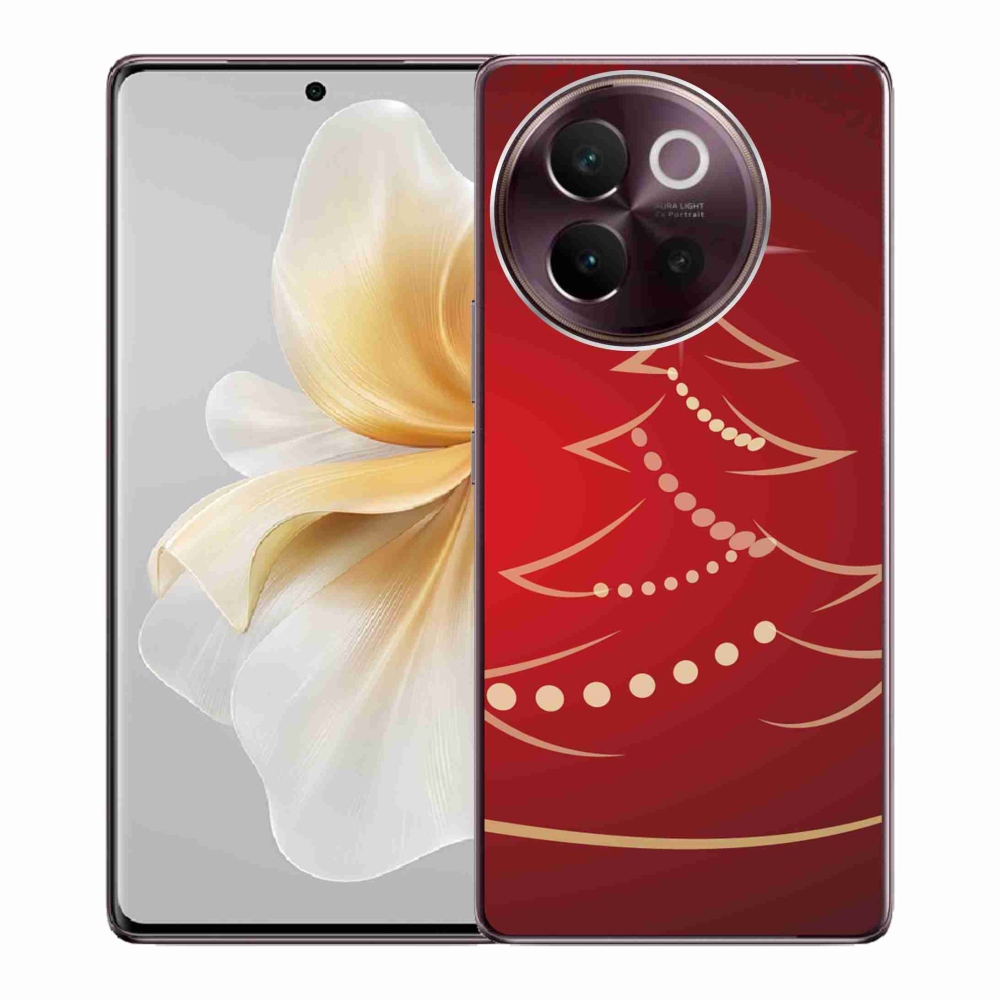 Gélový kryt mmCase na Vivo V40 Lite 5G - kreslený vianočný stromček