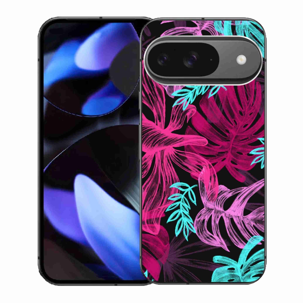 Gélový kryt mmCase na Google Pixel 9/9 Pro - kvety 1