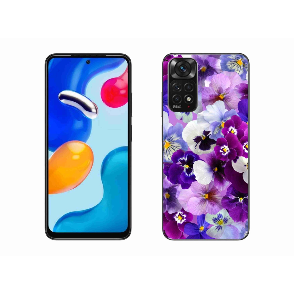 Gélový kryt mmCase na Xiaomi Redmi Note 11 4G - kvety 9