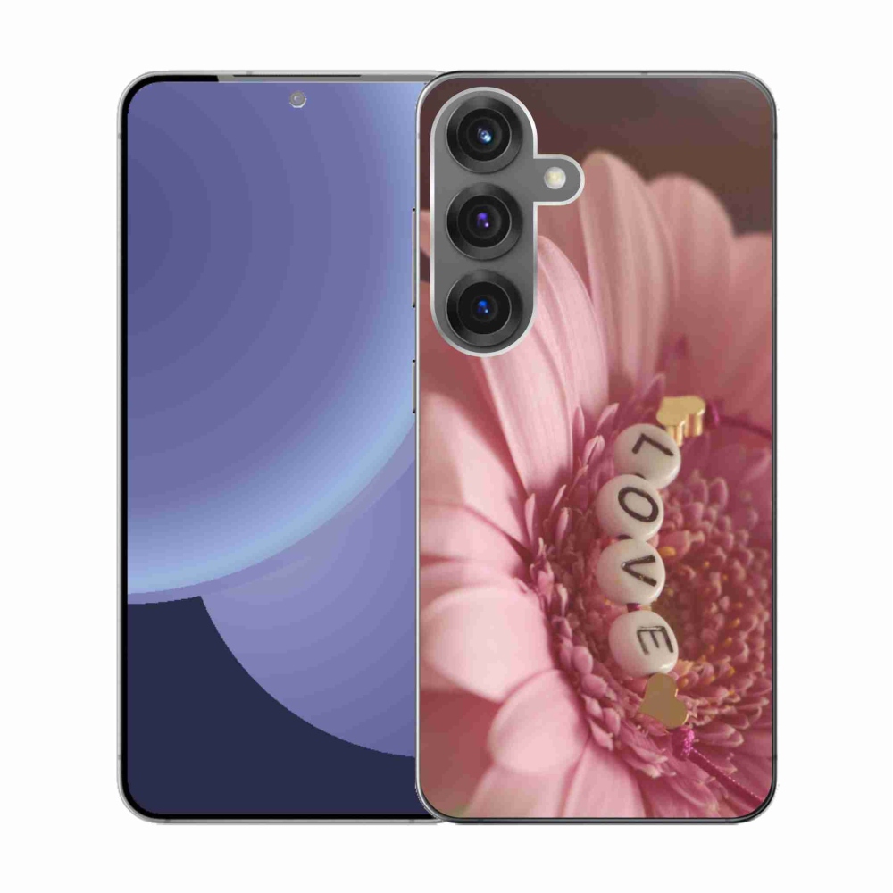 Gélový kryt mmCase na Samsung Galaxy S25 - prívesok love
