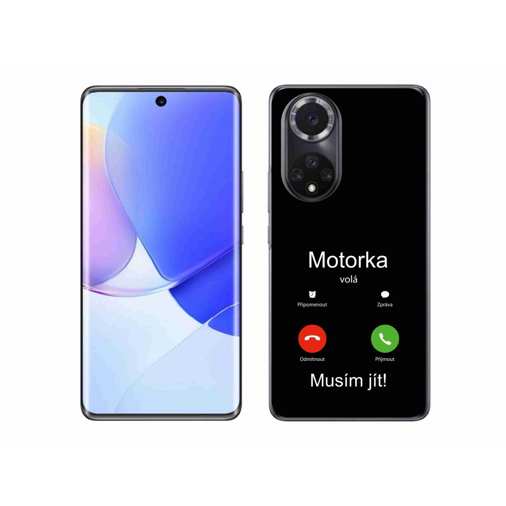Gélový kryt mmCase na Honor 50 - motorka volá čierne pozadie