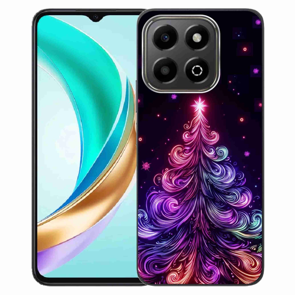 Gélový kryt mmCase na Honor X6b - neónový vianočný stromček 1
