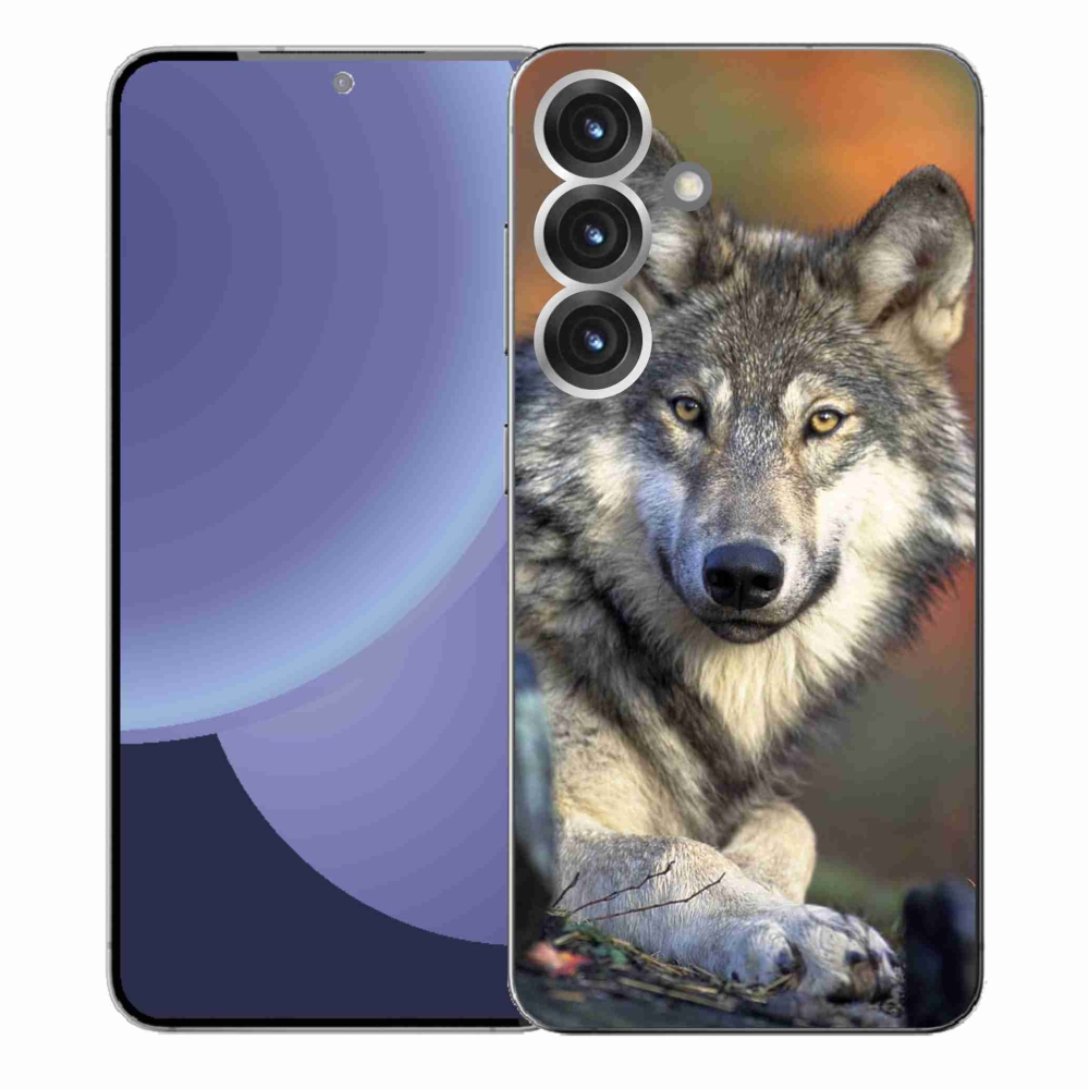 Gélový kryt mmCase na Samsung Galaxy S25+ - vlk