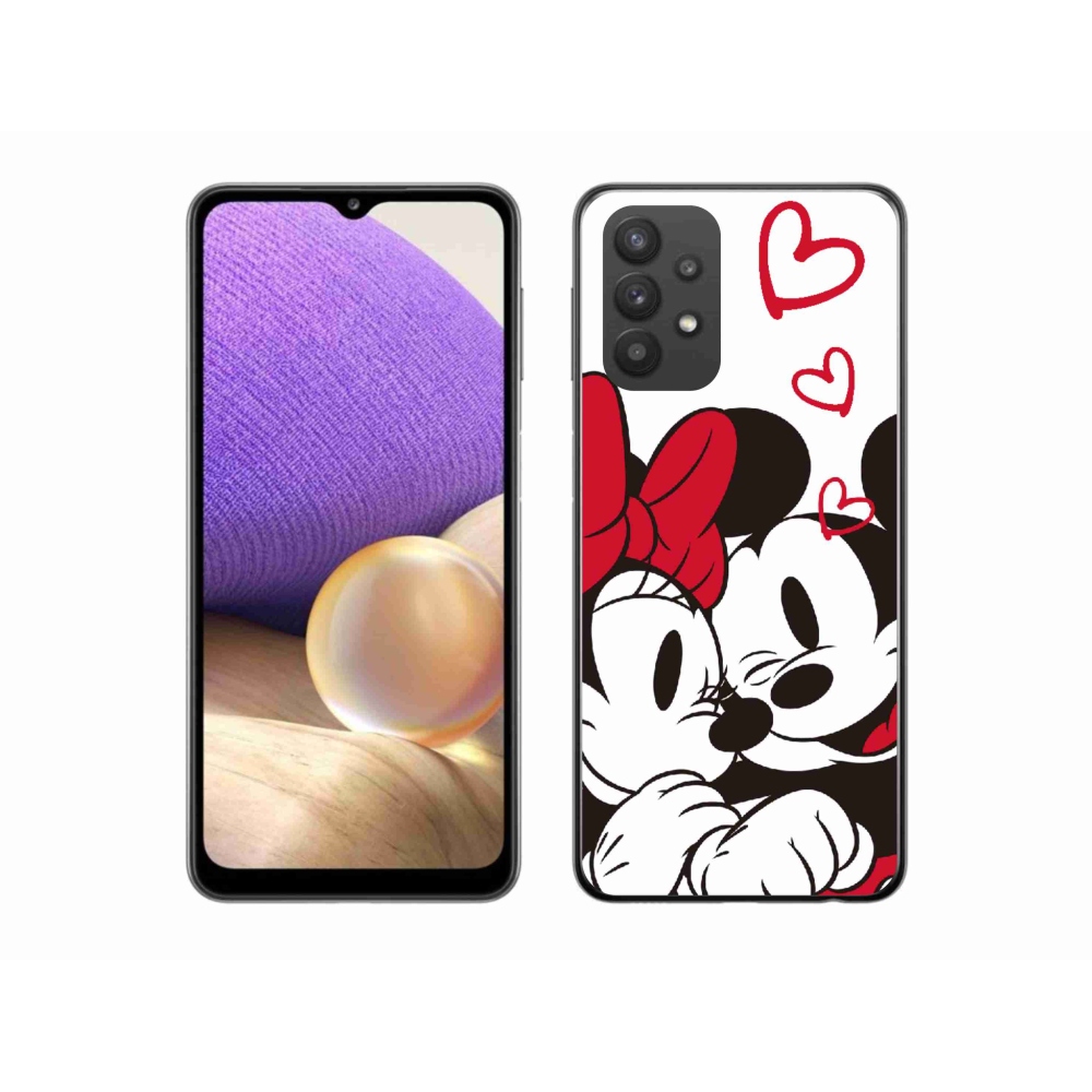 Gélový kryt mmCase na Samsung Galaxy A32 5G - mínnie a mickey