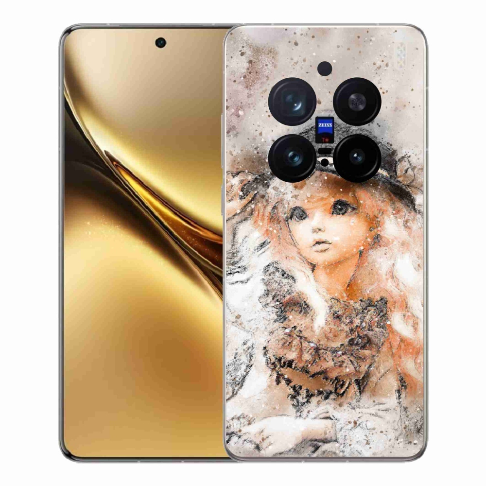 Gélový kryt mmCase na Vivo X200 Pro 5G - dievčatko s klobúkom