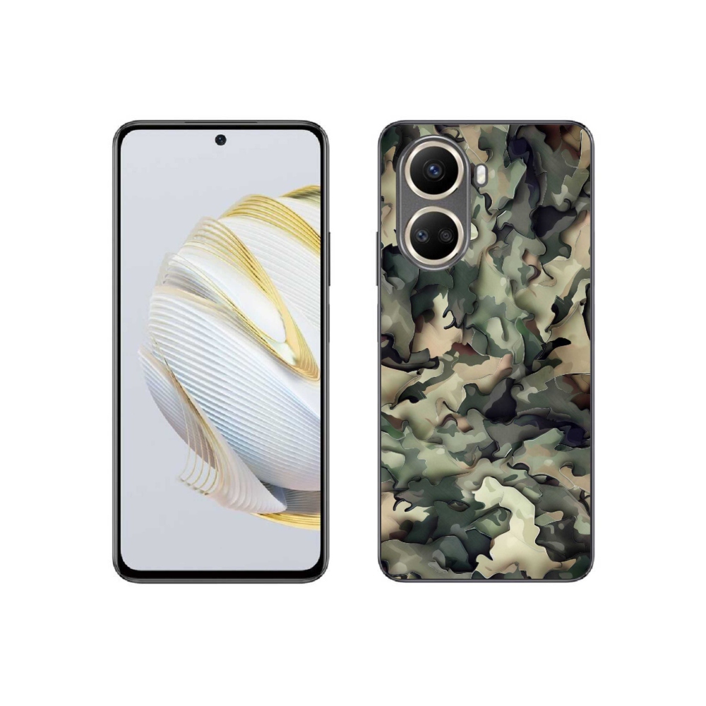 Gélový kryt mmCase na Huawei Nova 10 SE - maskáčový vzor 9