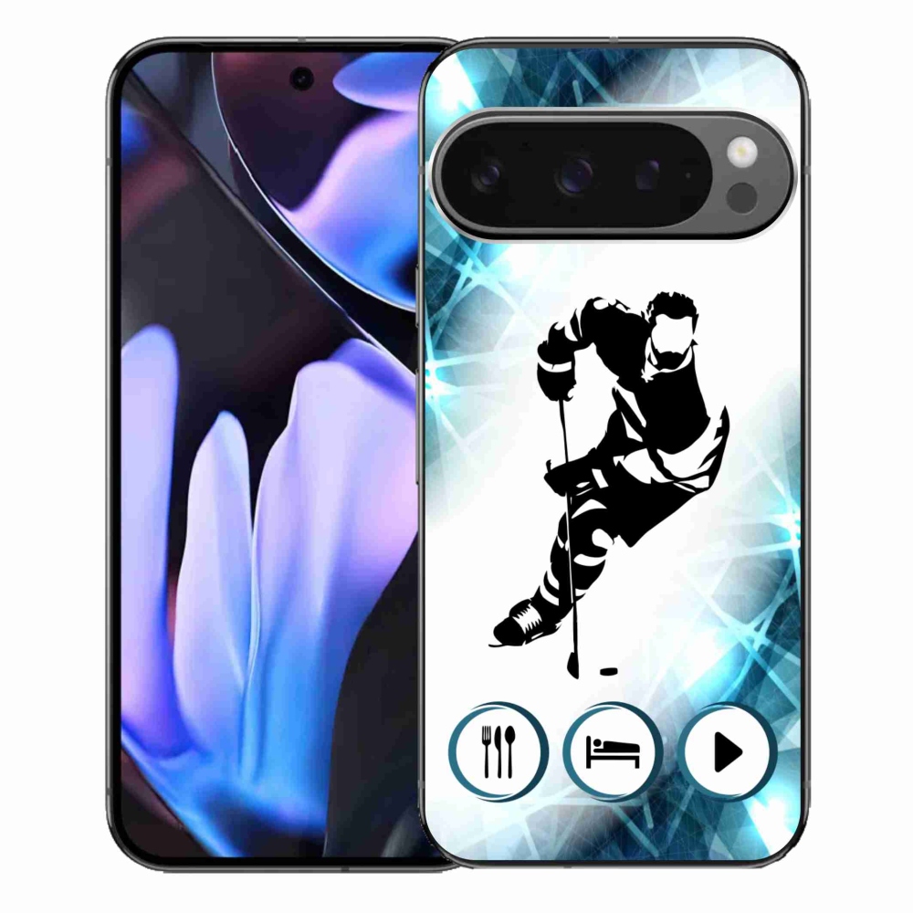 Gélový kryt mmCase na Google Pixel 9 Pro XL - hokej 1