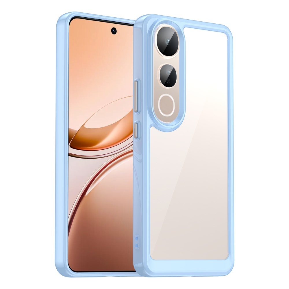 Gélový obal s pevným chrbtom na Vivo V50 Lite 4G/5G - modrý