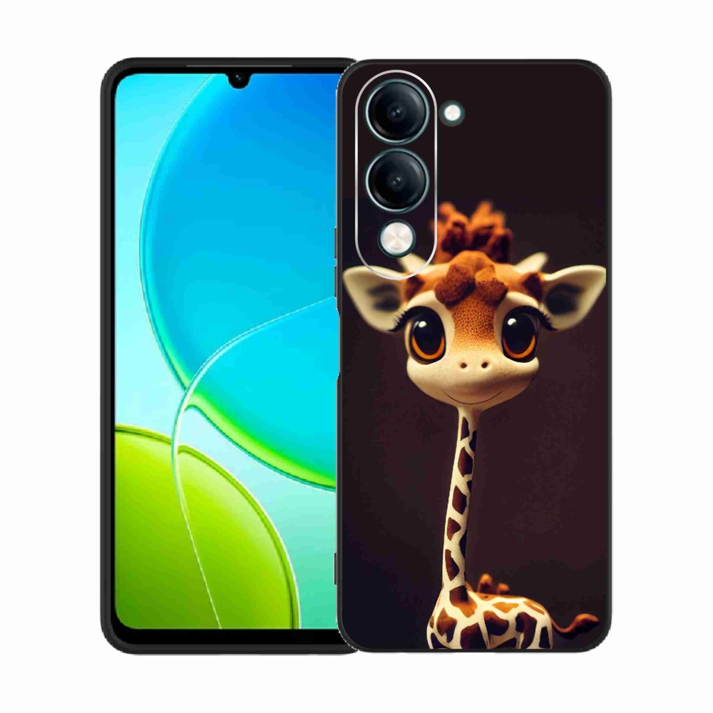 Gélový kryt mmCase na Vivo Y29s 5G - malá žirafa