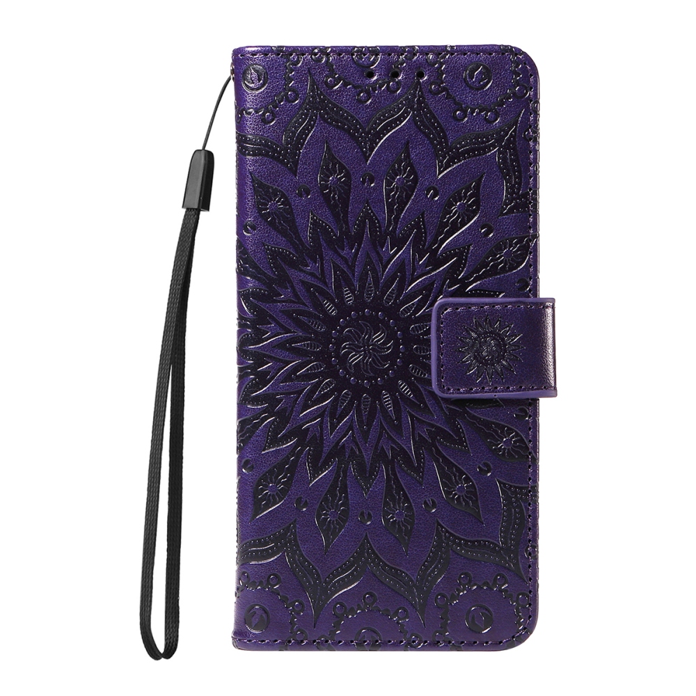 Sunflower knižkové púzdro na Samsung Galaxy S25 FE - fialové