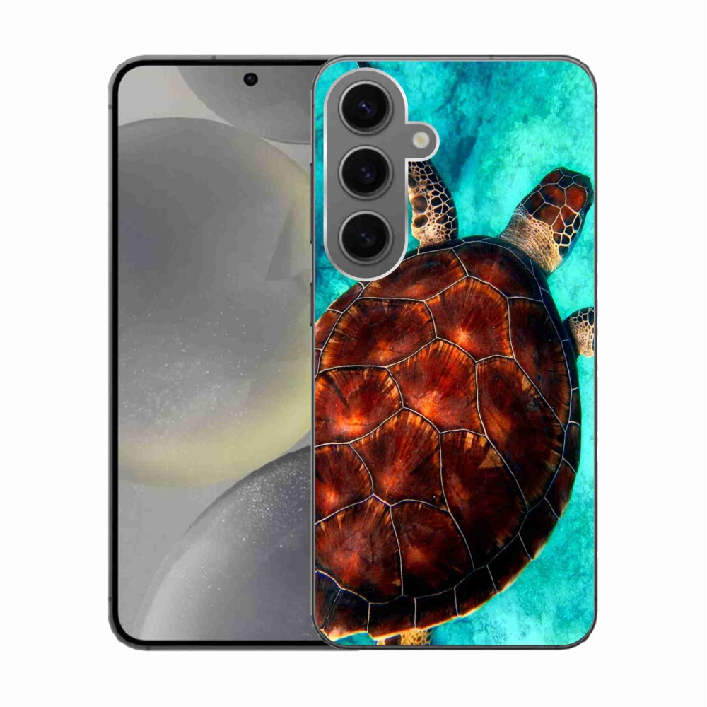 Gélový kryt mmCase na Samsung Galaxy S24 - korytnačka