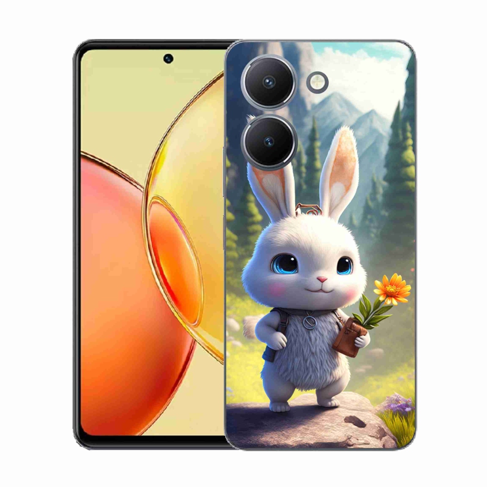 Gélový kryt mmCase na Vivo Y36 - roztomilý zajačik