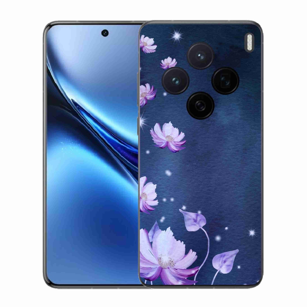 Gélový kryt mmCase na Vivo X200 5G - padajúce kvety