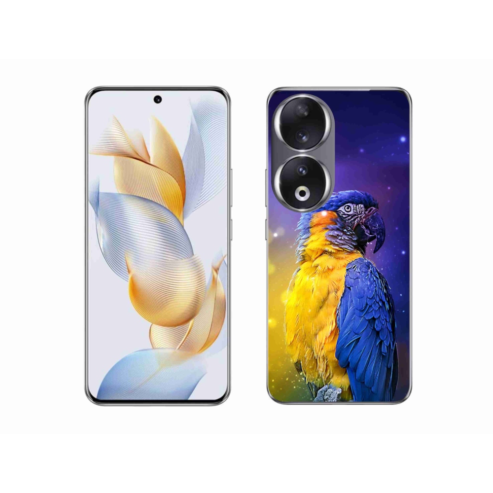 Gélový obal mmCase na Honor 90 - papagáj ara 1