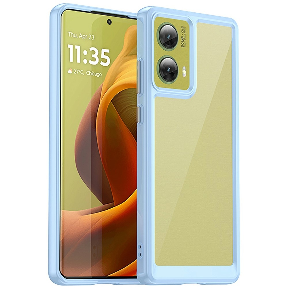 Gélový obal s pevným chrbtom na Motorola Moto G85 5G - modrý