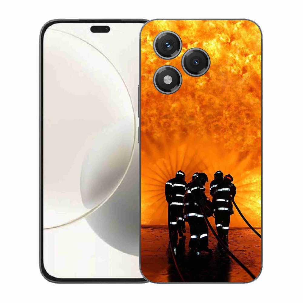 Gélový kryt mmCase na Honor 400 Lite - požiar
