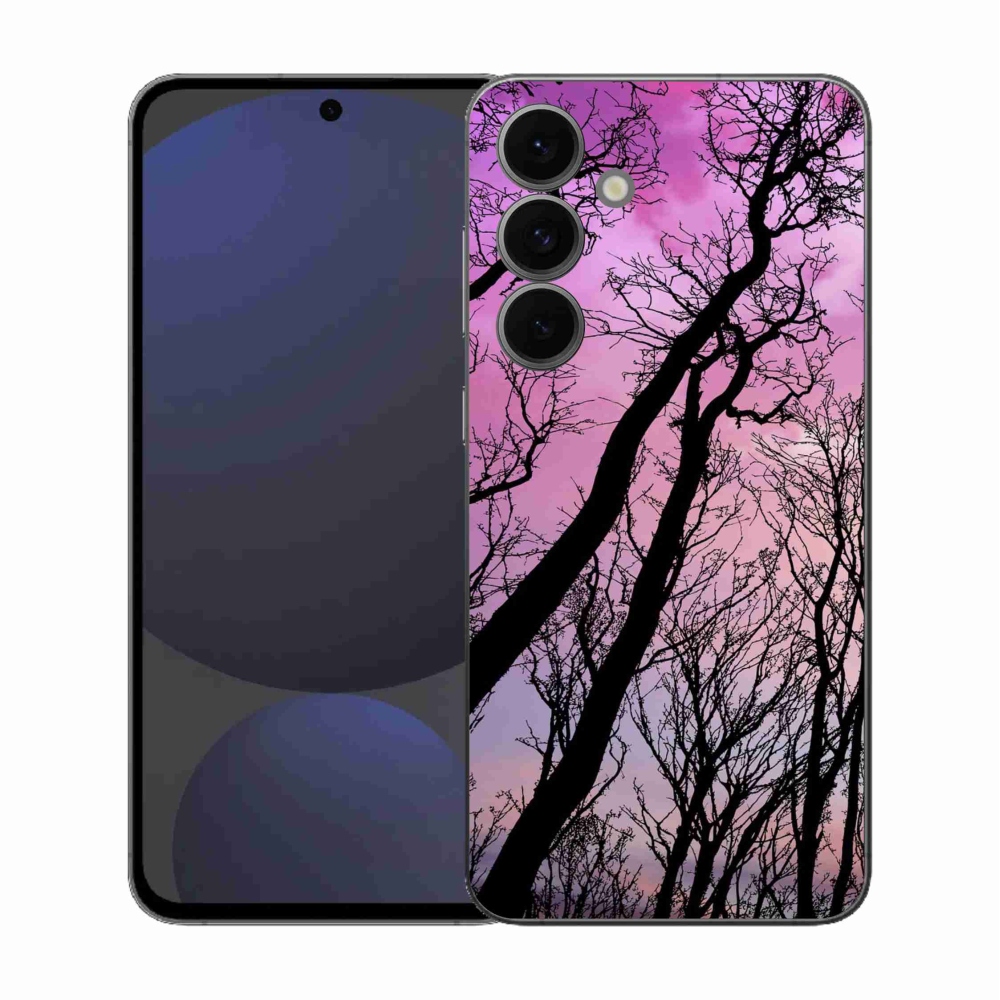 Gélový kryt mmCase na Samsung Galaxy S25 FE - opadané stromy