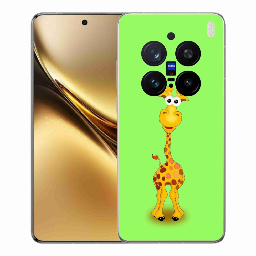 Gélový kryt mmCase na Vivo X200 Pro 5G - kreslená žirafa