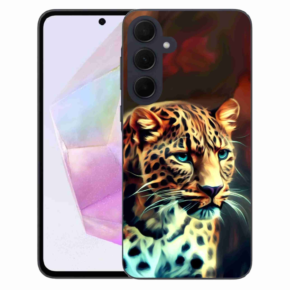 Gélový kryt mmCase na Samsung Galaxy A35 5G - leopard