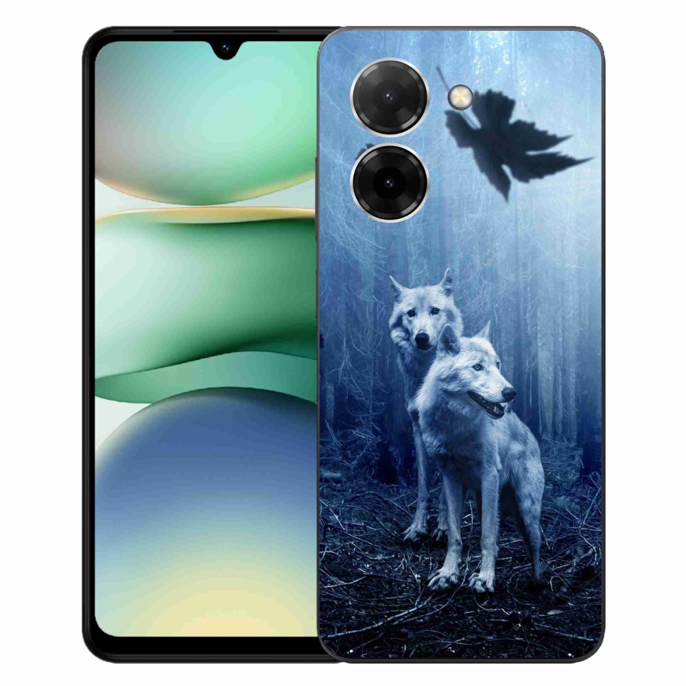 Gélový kryt mmCase na Xiaomi Redmi A5 (173.45x79.35x8.45mm) - vlci v lese