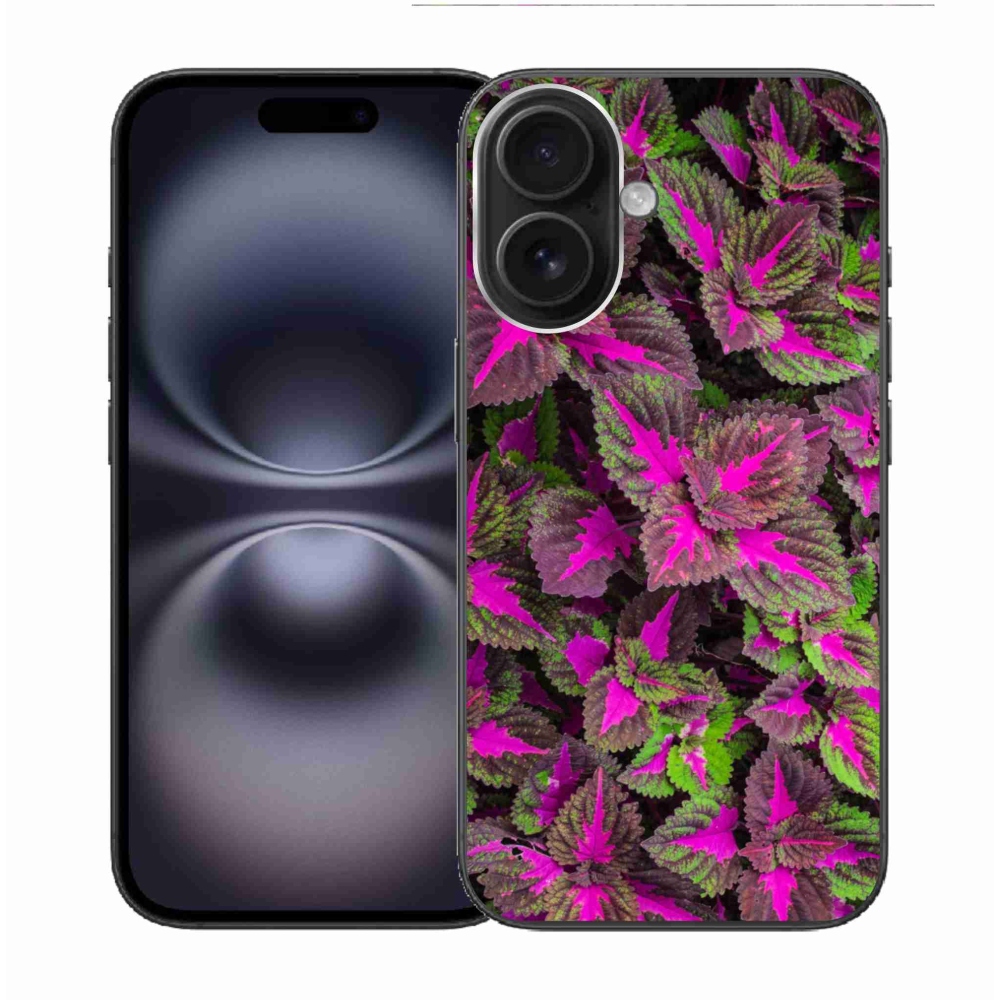 Gélový kryt mmCase na iPhone 16 - kvety 10