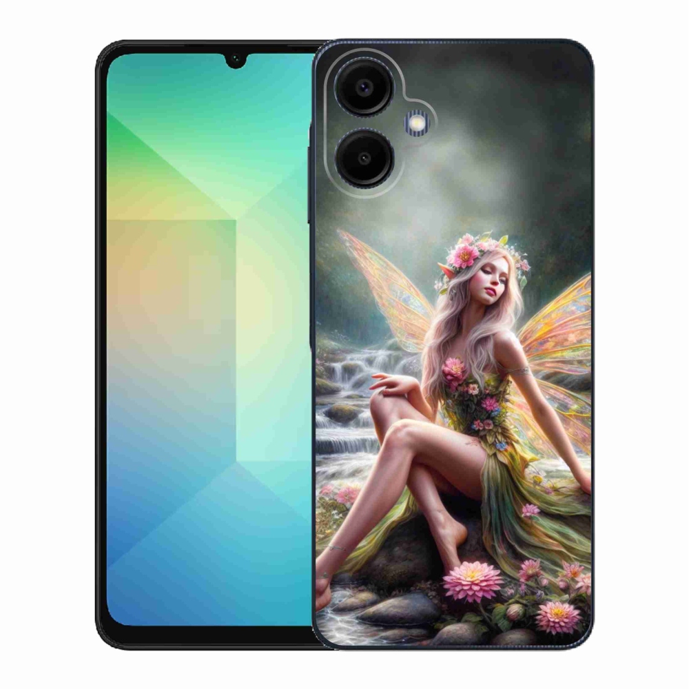 Gélový kryt mmCase na Samsung Galaxy A06 4G - motýlia žena 1