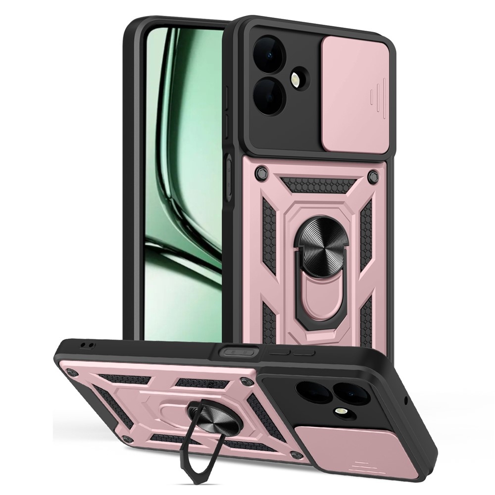 Slide odolný kryt na Samsung Galaxy A07 4G - ružovozlatý