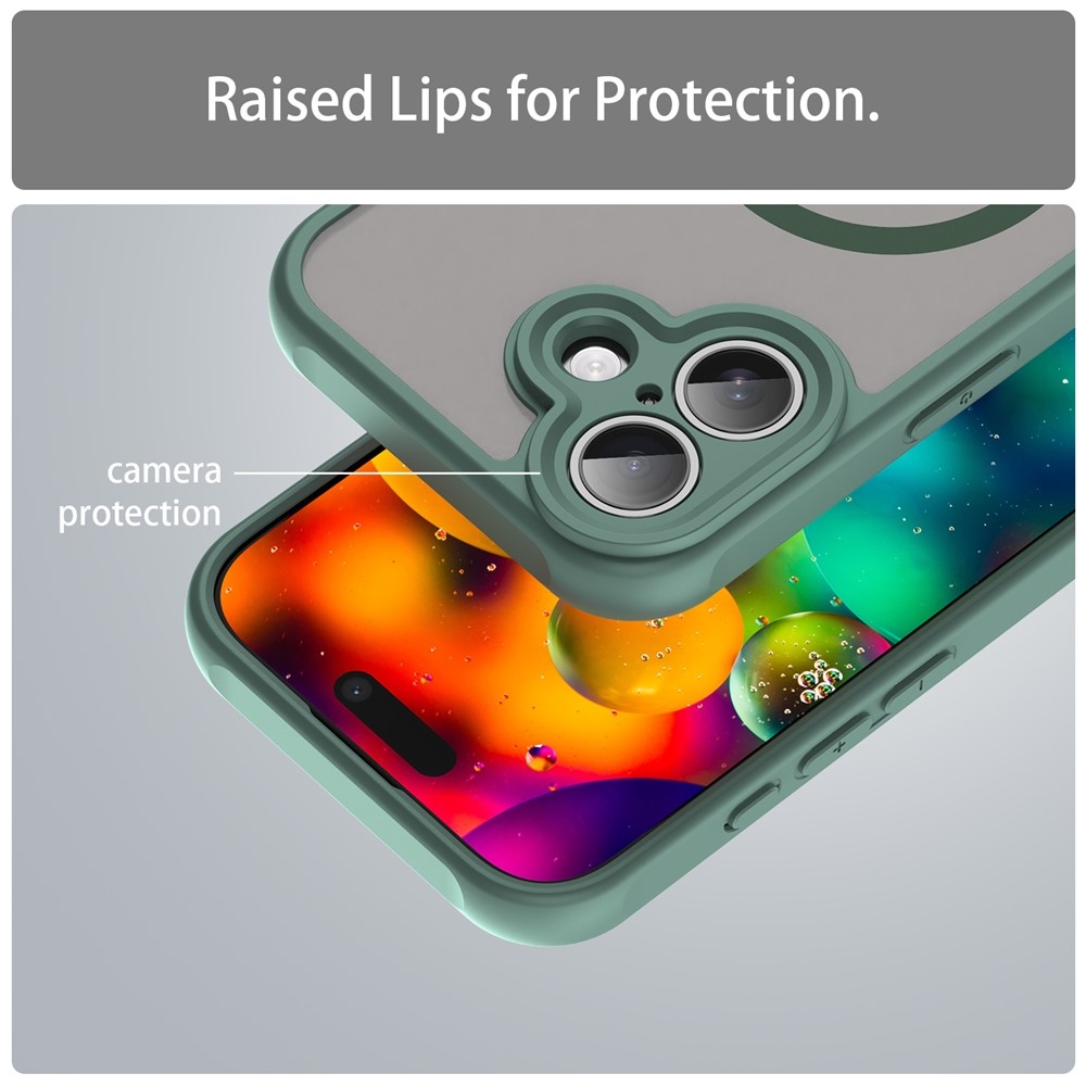 Case matný gélový obal s MagSafe na iPhone 17 - zelený