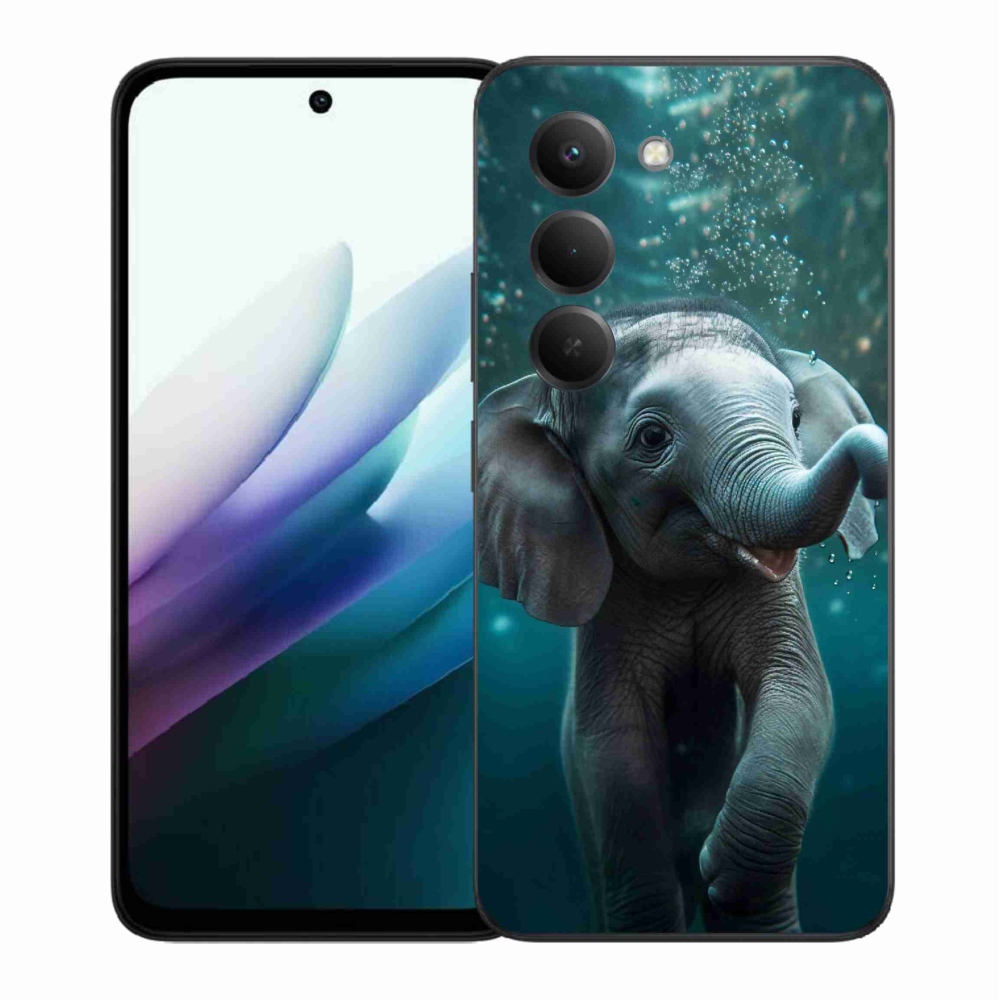 Gélový kryt mmCase na Xiaomi Redmi 15 4G/5G (171mm) - sloník pod vodou