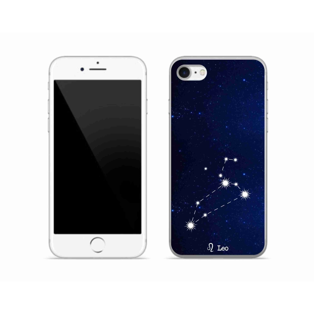 Gélový kryt mmCase na iPhone SE (2022) - súhvezdie Leva