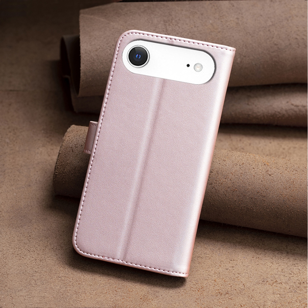 BNF knižkové púzdro na mobil iPhone 17 Air - ružovozlaté
