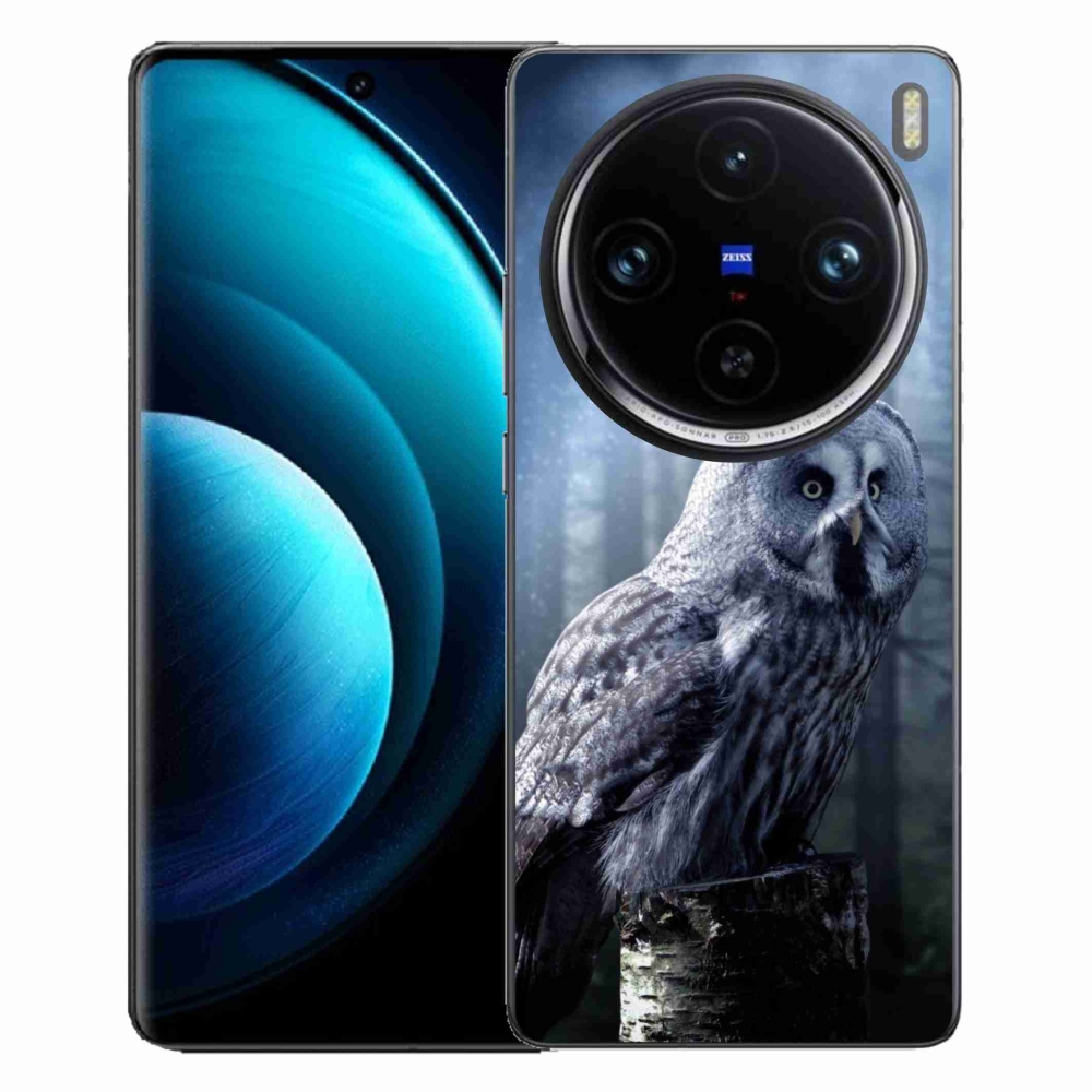 Gélový kryt mmCase na Vivo X100 Pro 5G - sova