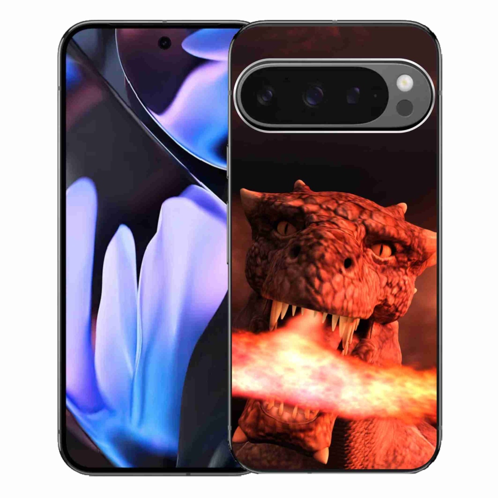 Gélový kryt mmCase na Google Pixel 9 Pro XL - drak