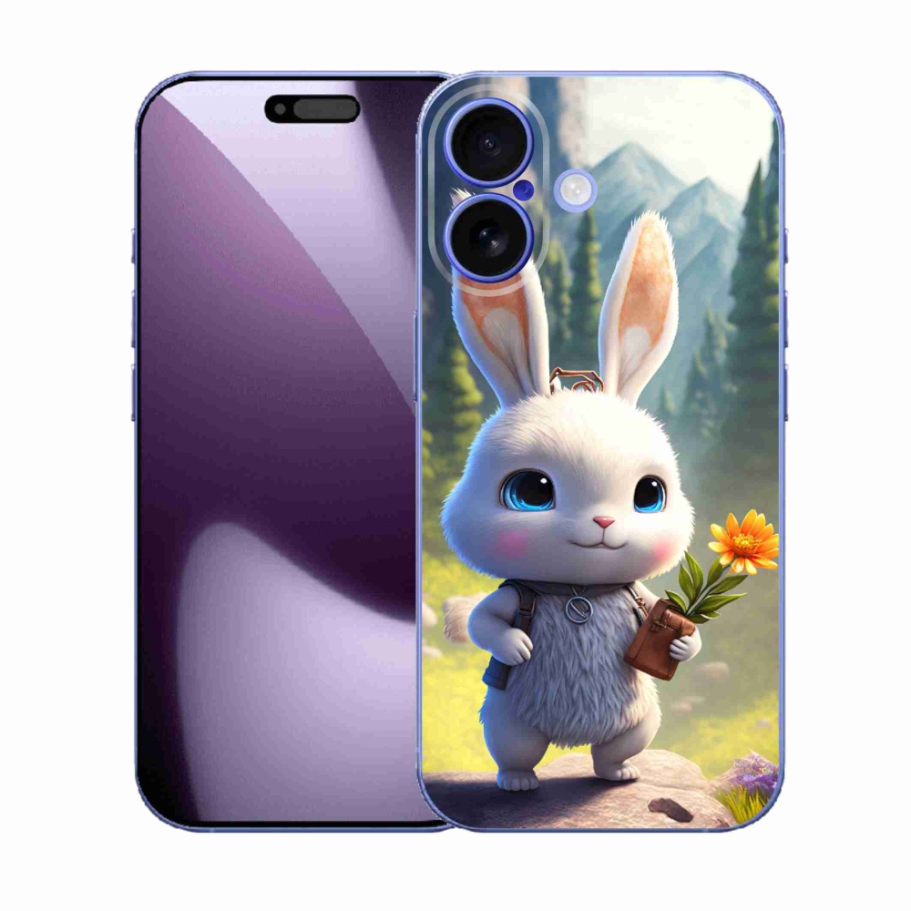 Gélový kryt mmCase na iPhone 17 - roztomilý zajačik